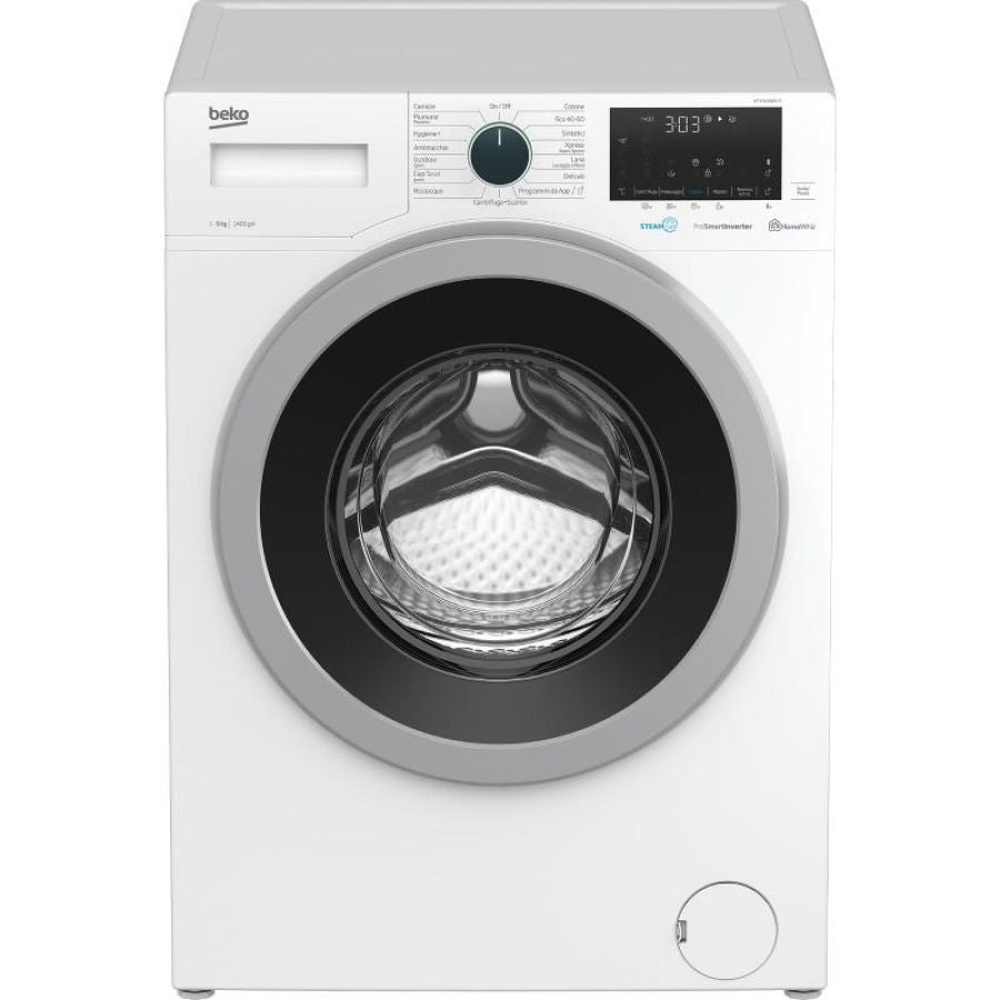 Beko Lavatrice a Vapore WTY91436SI-IT, 9 kg, 1400 giri/min