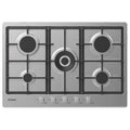 Candy Timeless CHG74WX Stainless steel Da incasso 74.5 cm Gas 5 Fornello(i)