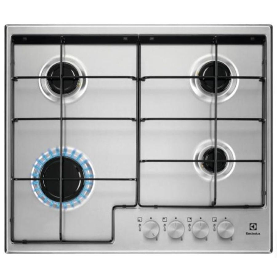 Electrolux EGS6424X Stainless steel Da incasso 59.5 cm Gas 4 Fornello(i)