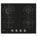 Candy Moderna CVG6BR4WPB Nero Da incasso 59 cm Gas 4 Fornello(i)