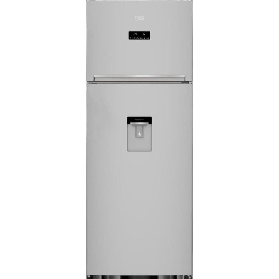 Beko RDNE455E30DSN frigorifero con congelatore Libera installazione 406 L F Argento