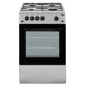 Beko CSS42014FS cucina Elettrico Gas Nero, Argento A