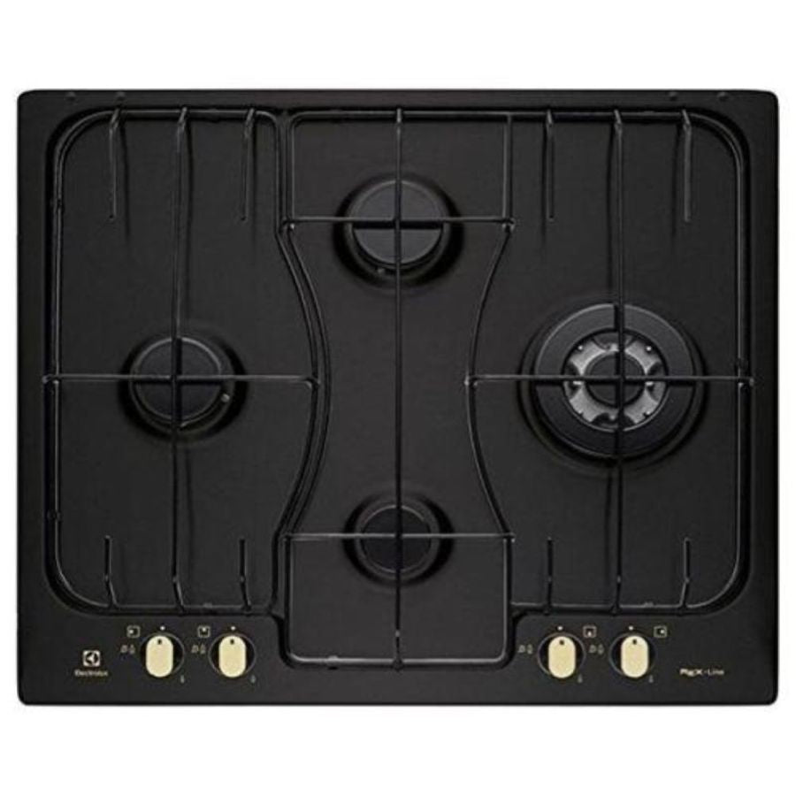 Electrolux RGG6243LOR Nero Da incasso 60 cm Gas 4 Fornello(i)