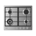 Candy Moderna CHG6BF4WPX Stainless steel Da incasso 60 cm Gas 4 Fornello(i)