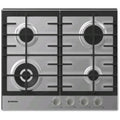 Hoover H-HOB 300 GAS HHG6BF4MX Stainless steel Da incasso 60 cm 4 Fornello(i)