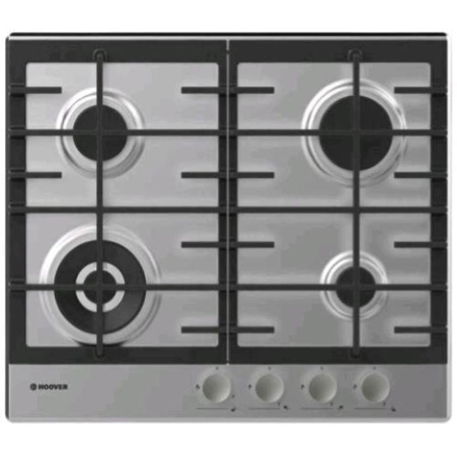 Hoover H-HOB 300 GAS HHG6BF4MX Stainless steel Da incasso 60 cm 4 Fornello(i)