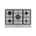 Hisense GM773XF piano cottura Stainless steel Da incasso Gas 5 Fornello(i)
