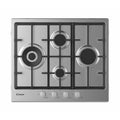 Candy Idea CHG6D4WX Stainless steel Da incasso 60 cm Gas 4 Fornello(i)