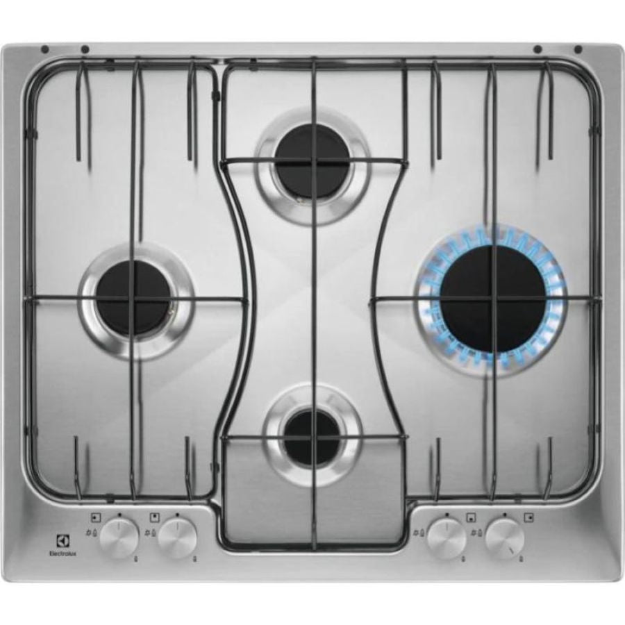 Electrolux RGG6242LOX Stainless steel Da incasso 60 cm Gas 4 Fornello(i)